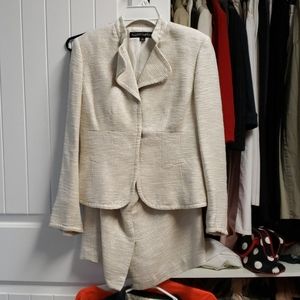 Blazer with matching skirt